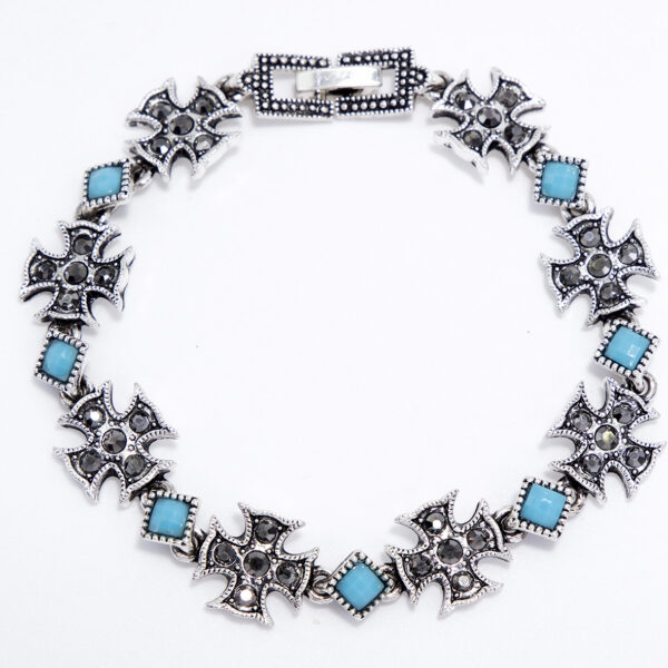 Marcasite Bracelet With Crystals