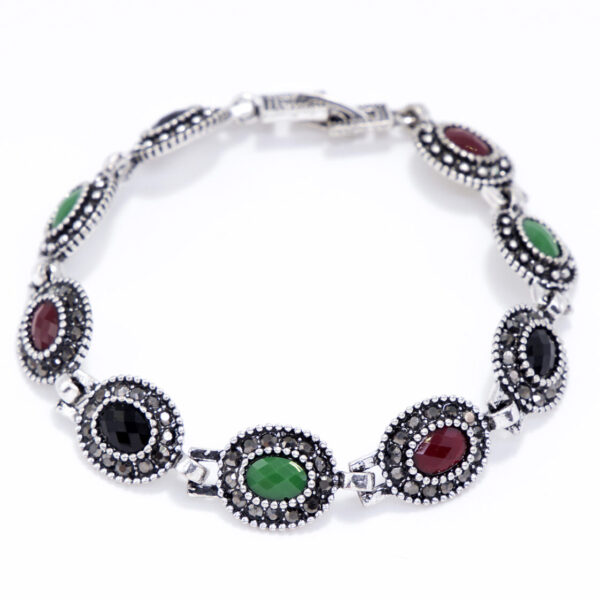 Marcasite Bracelet With Crystals